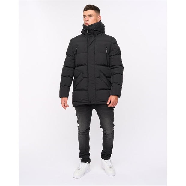 Black - Crosshatch - Kaptoore Jacket