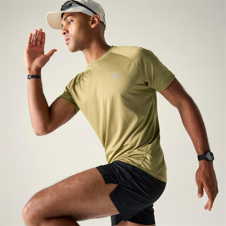 Dare 2B Men' Green Accelerate Tee in Size S, Sports Direct