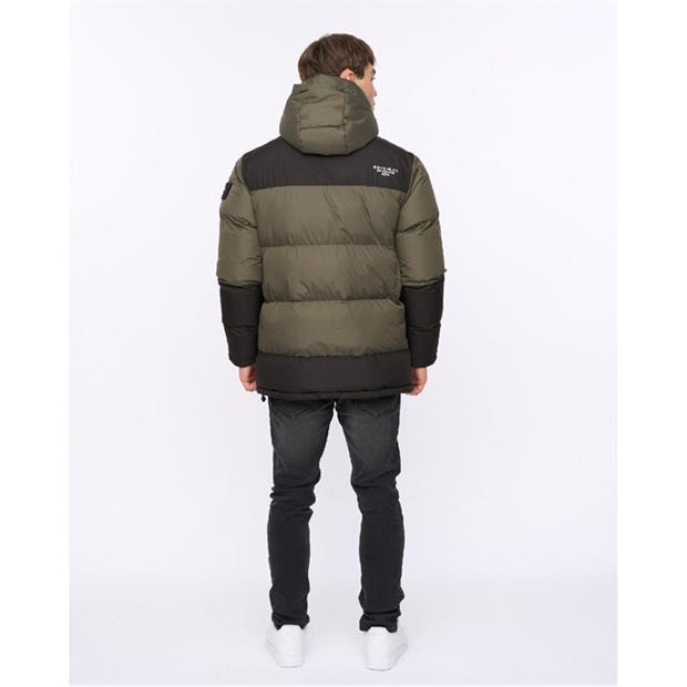 Зелено - Crosshatch - Squadage Panel Jacket