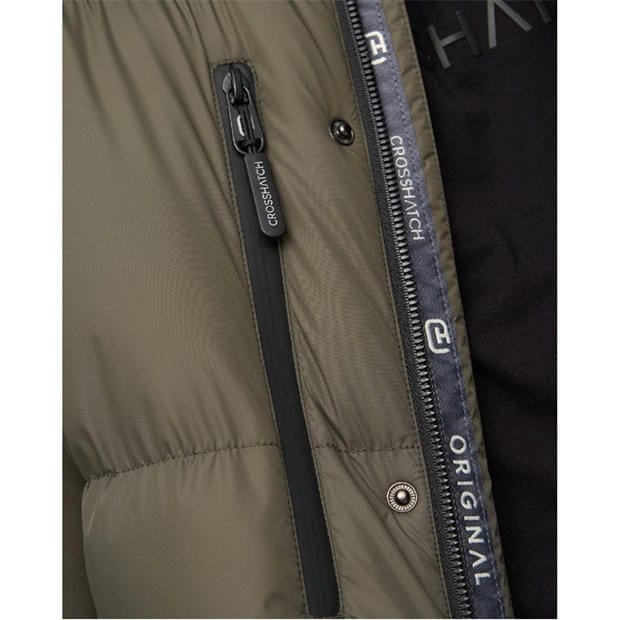 Зелено - Crosshatch - Squadage Panel Jacket