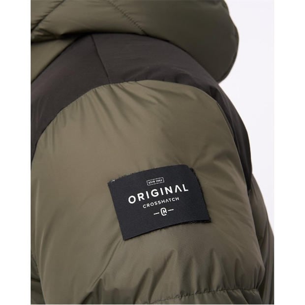 Зелено - Crosshatch - Squadage Panel Jacket