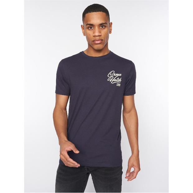 Multi colour - Crosshatch - 5 Pack of Brandax Print T-Shirts