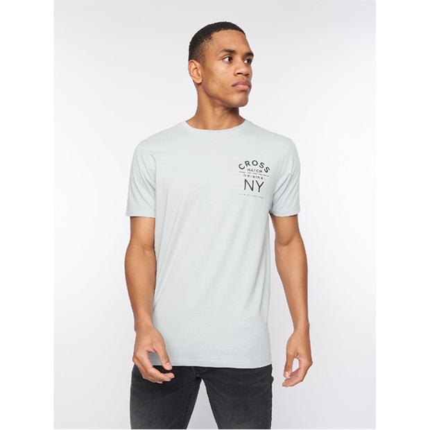 Multi colour - Crosshatch - 5 Pack of Brandax Print T-Shirts