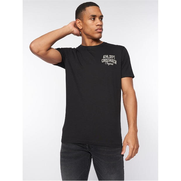 Multi colour - Crosshatch - 5 Pack of Brandax Print T-Shirts