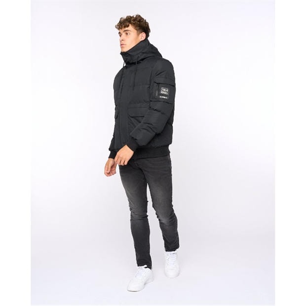 Black - Crosshatch - Milwaka Fur Lined Hood Jacket