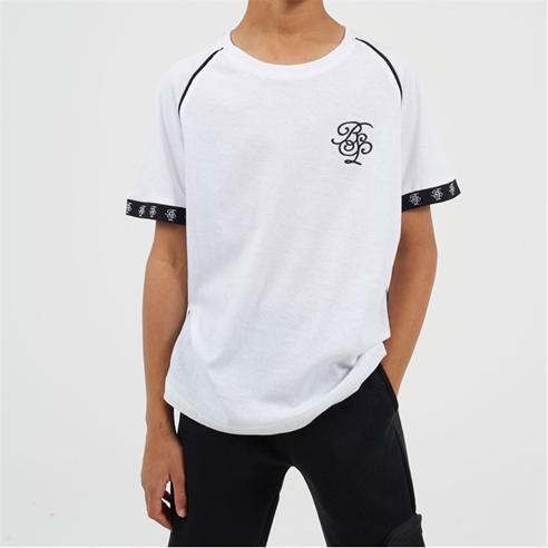 Brave Soul - Boys Crew Neck T-Shirt with Chest Embroidery