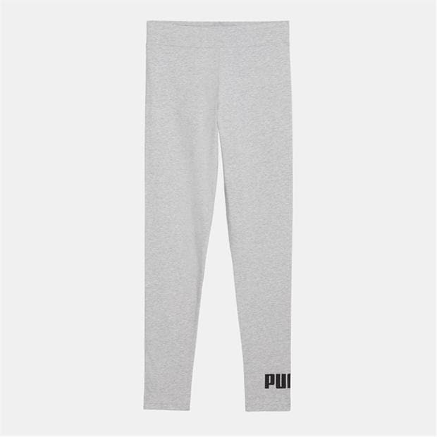 Grey - Puma - Essential Number 1 Logo Leggings