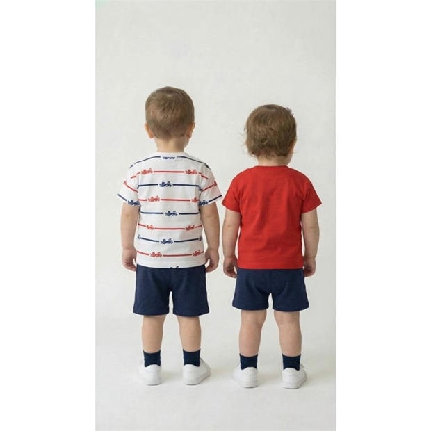 Red/White/Navy - Team - England Two Pack T-Shirt