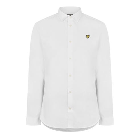 Lyle and Scott - Slim-Fit Long Sleeve Poplin Shirt