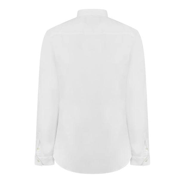 White - Lyle and Scott - Slim-Fit Long Sleeve Poplin Shirt