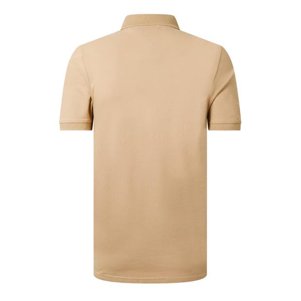 Beige - Lyle and Scott - Plain Polo Shirt