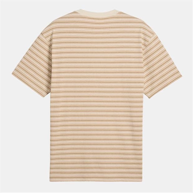 Beige - Puma - Brussia Dortmund Mmq Striped T-Shirt