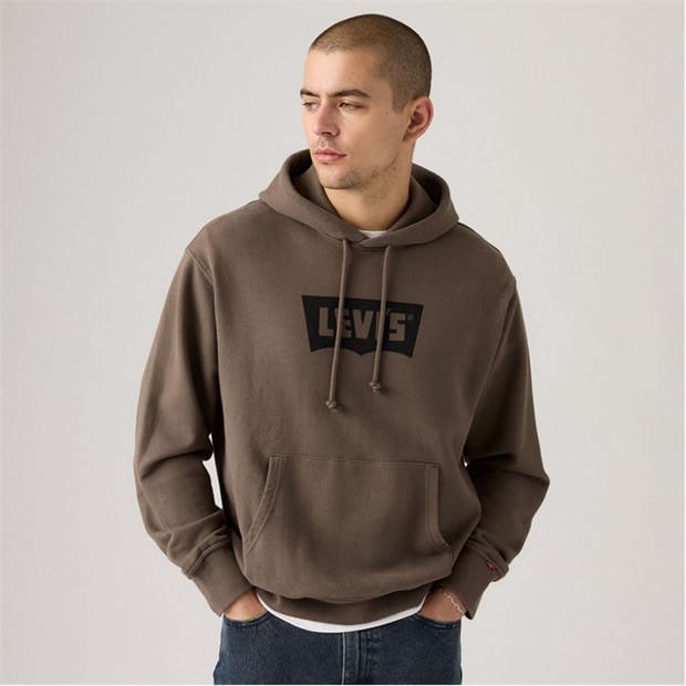 Brown - Levis - Premium Batwing Hoody