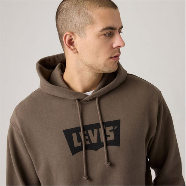 Brown - Levis - Premium Batwing Hoody
