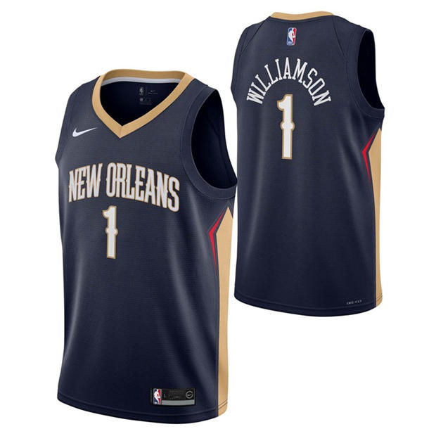 Blue - Nike - New Orleans Pelicans Williamson #1 Jersey