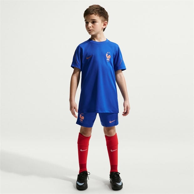 Blue/White - Nike - Kids' France Short Sleeve T-Shirt