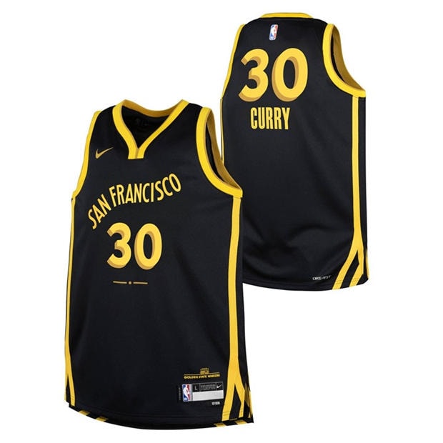 Black - Nike - San Francisco Stephen Curry #30 Jersey