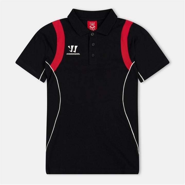 Warrior  Kids Black Azt Training Polo  in Size 9 - 10 Years, Sports Direct
