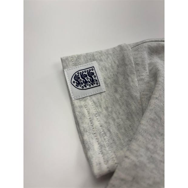 Grey/Navy/White - Team - England T-Shirt & Jog Pant