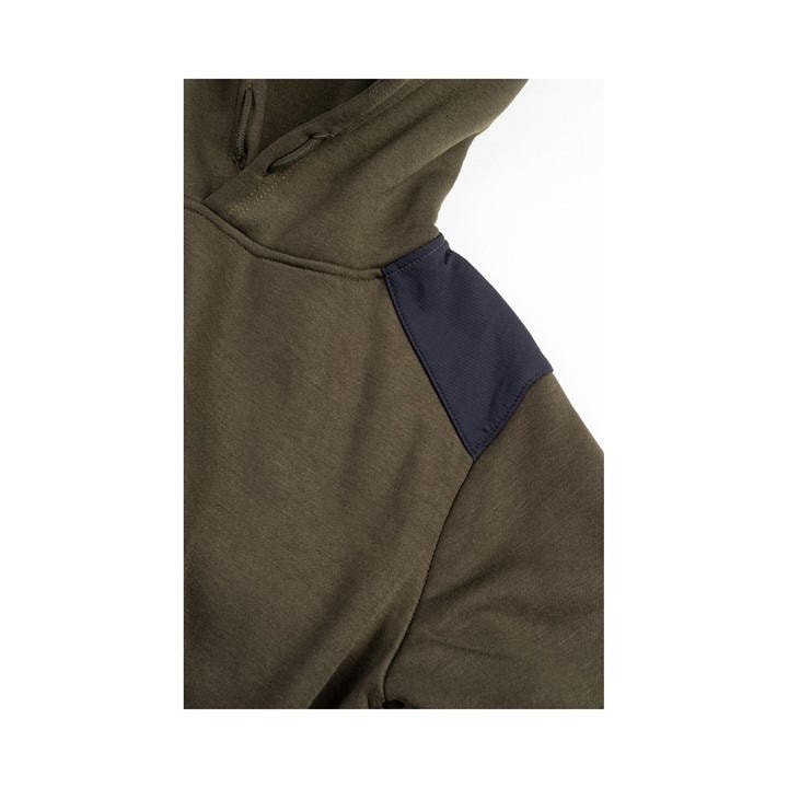 Caterpillar Men's Army Moss Essentials Hooded Sweatshirt in Size Sml, Sports Direct
