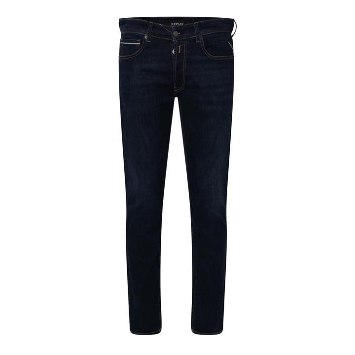 Replay Men's Blue Grover Straight-Fit Jeans, Sports Direct