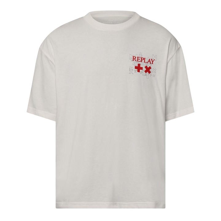 Replay Men's White X Martin Garrix T-Shirt in Size XL, Sports Direct