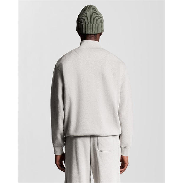 Beige - Lyle and Scott - Loungewear 1/4 Zip Sweatshirt
