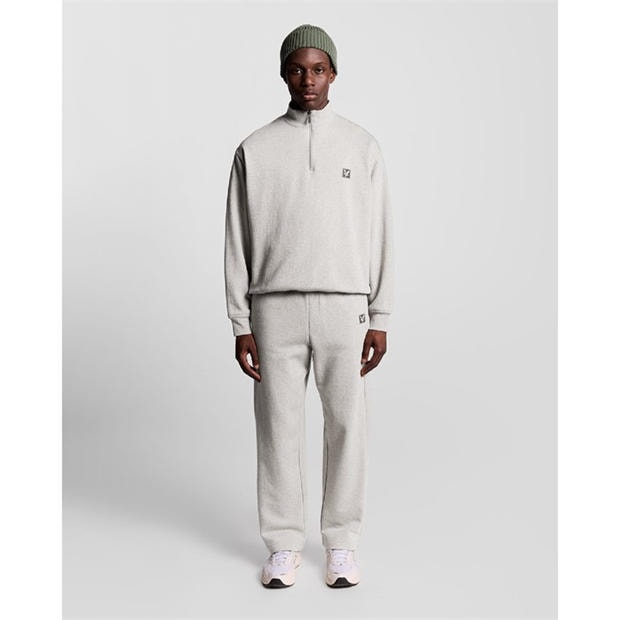 Beige - Lyle and Scott - Loungewear 1/4 Zip Sweatshirt