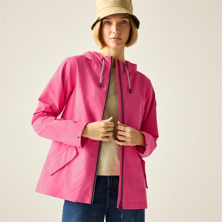 Regatta Women's Pink Lemnde Bayletta Waterproof Isotex Jacket in Size 14, Sports Direct