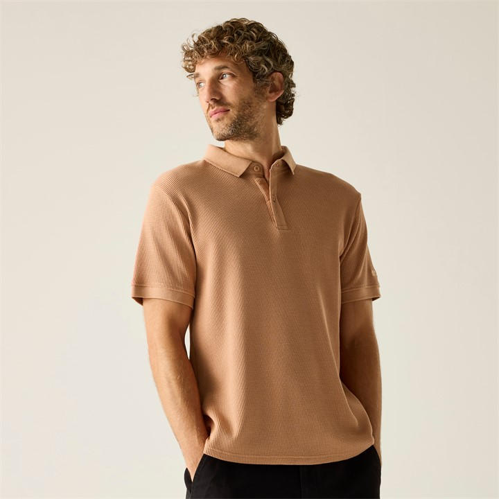 Regatta Men's Italian Clay Adino Breathable Polo Shirt in Size M, Sports Direct