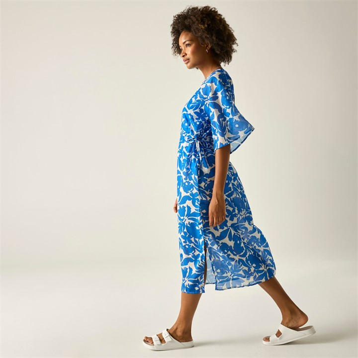 Regatta Women's Bright Blue Avorno Cover Up Beach Dress In | Size: 10 - Image 2
