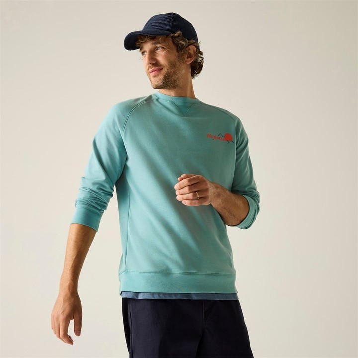 Regatta Men's Blue Nithsdale Soft Sweatshirt in Size L, Sports Direct