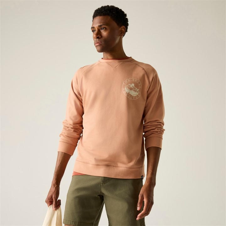 Regatta Men's Italian Clay Nithsdale Soft Sweatshirt in Size L, Sports Direct