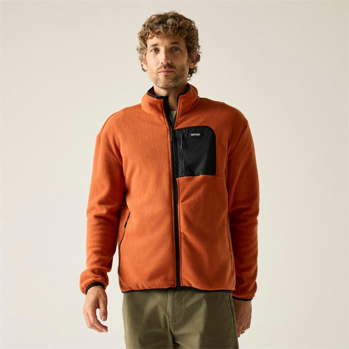 Regatta Men's Grey Frankie Full Zip Fleece in Size 3XL, Sports Direct
