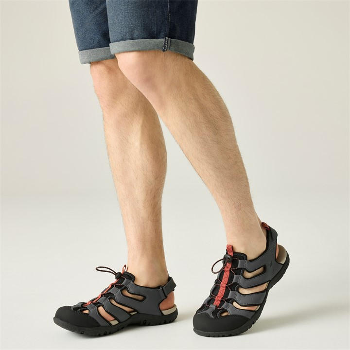 Regatta Men's Dkstorm/Brk Westshore Iv Sandals in Size 8, Sports Direct