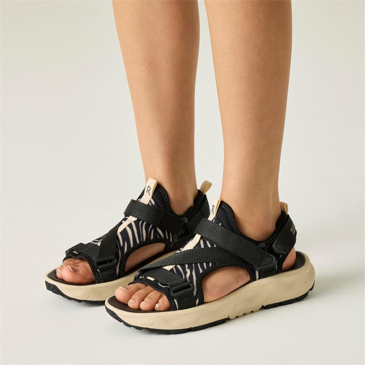 Regatta Women's Black Lito Sandals in Size 7, Sports Direct