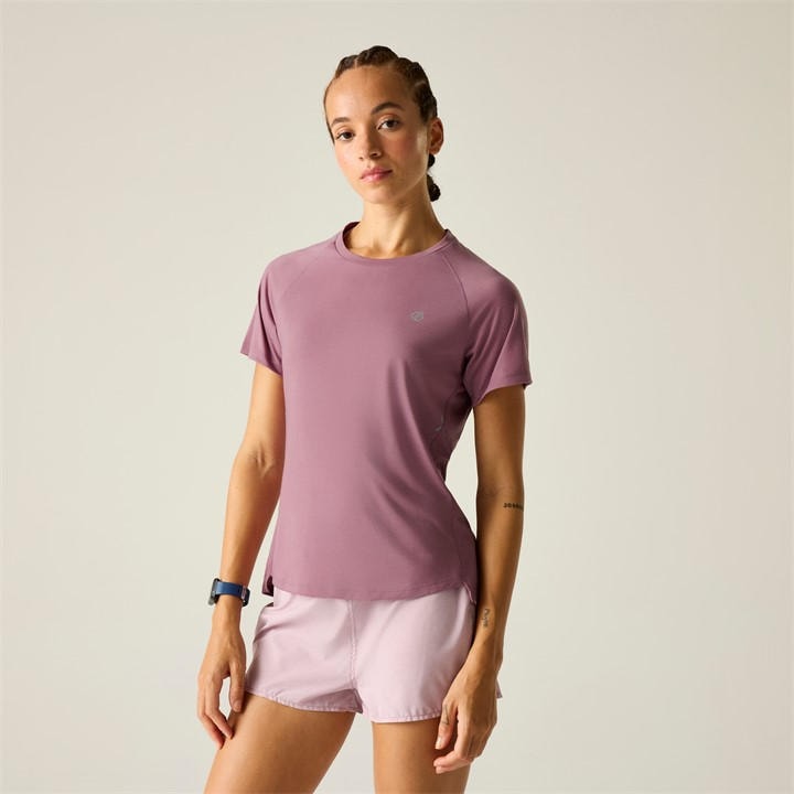 Dare 2B Women's Pink Nimble Quick-Drying T-Shirt in Size 8, Sports Direct