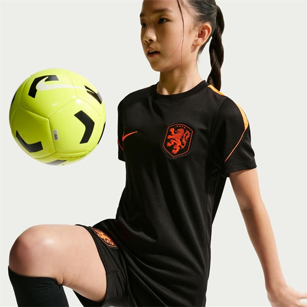 Black/Red - Nike - Kids' Netherlands Short Sleeve T-Shirt