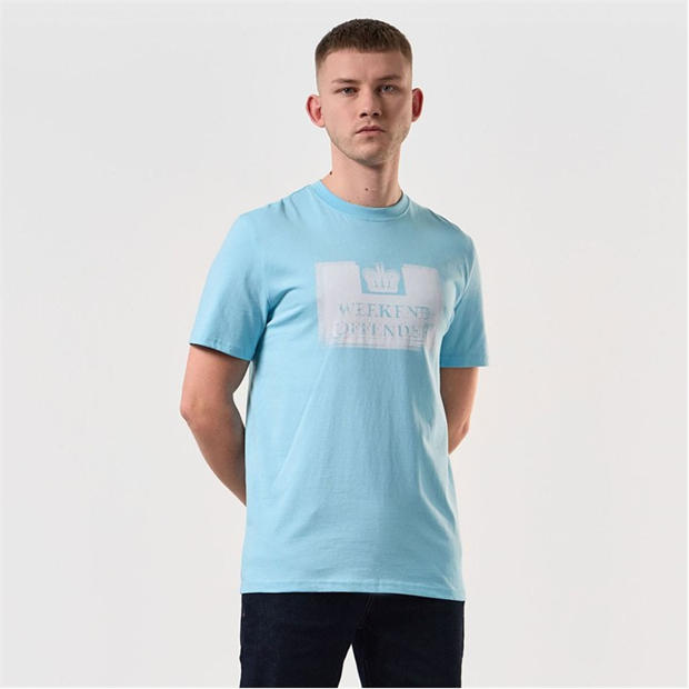 Light Blue - Weekend Offender - Bonpensiero Graphic T-Shirt