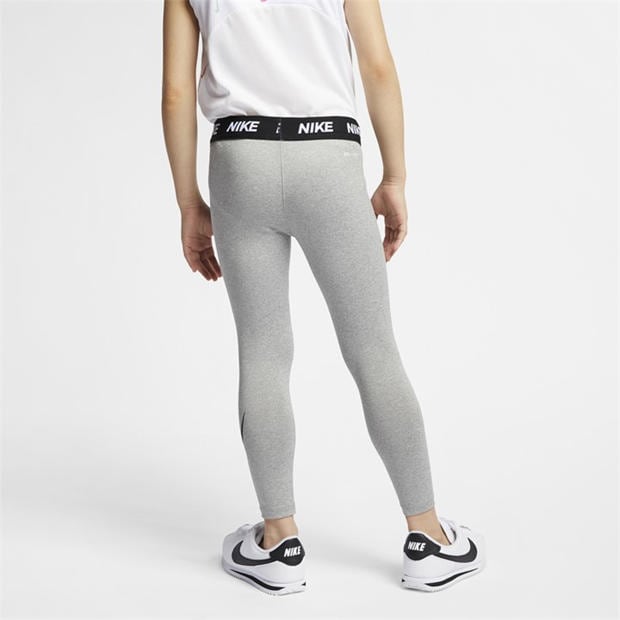 Šedá - Nike - Swoosh Leggings Infant Girls