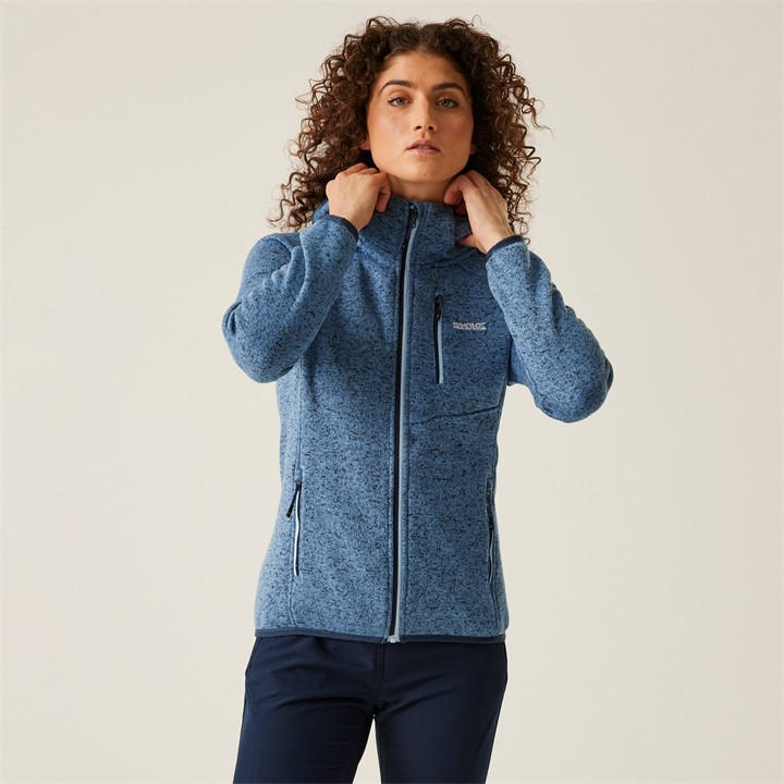 Regatta Women's Ctbl(Clrsky) Hooded Newhill Fleece Size 10