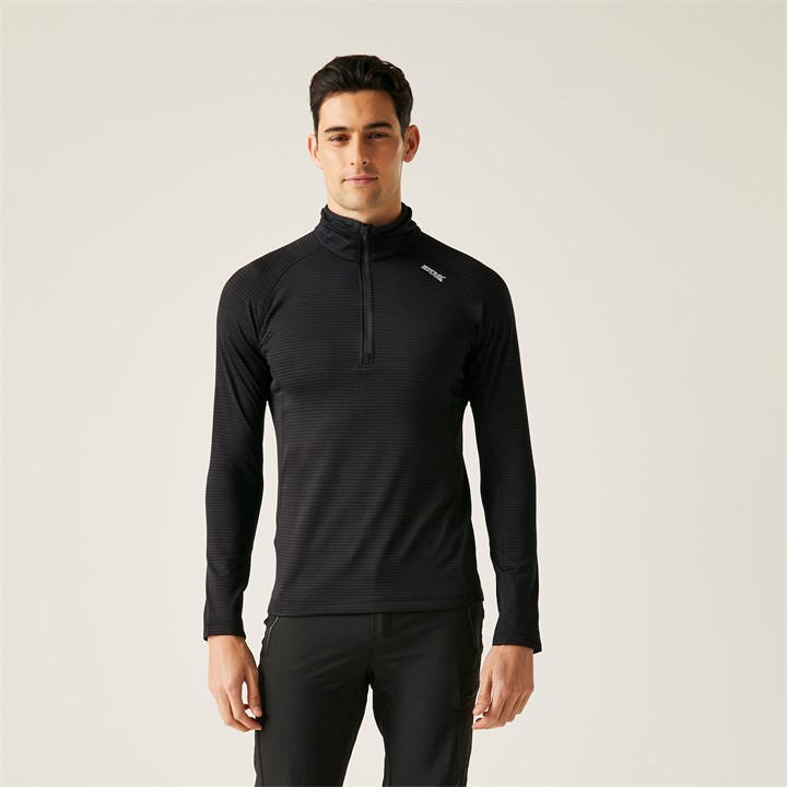 Regatta Men's Black Yonder Ii Fleece in Size XL, Sports Direct