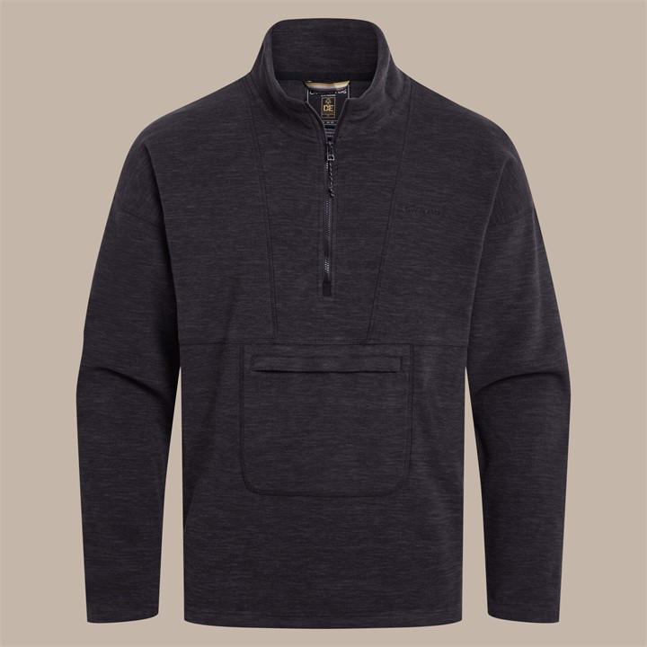 Craghoppers Men's Black Esk Ii Insulated Half Zip Technical Top in Size 2XL, Sports Direct
