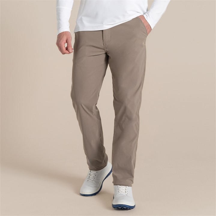 Craghoppers Men's Beige Nosilife Santos Ii Golf Trousers, Sports Direct