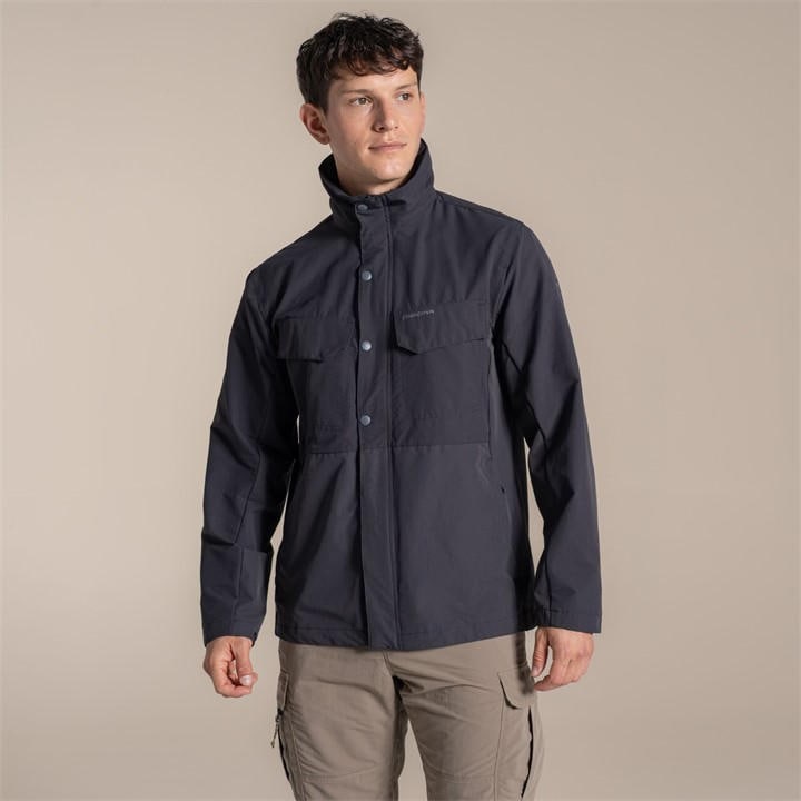 Craghoppers Men's Dark Iron Nosilife Younes Insect-Repellent Jacket in Size L, Sports Direct