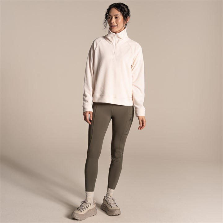 Craghoppers Women's Sugardalmnd Raja Insulated Half Zip Microfleece Top in Size 16, Sports Direct