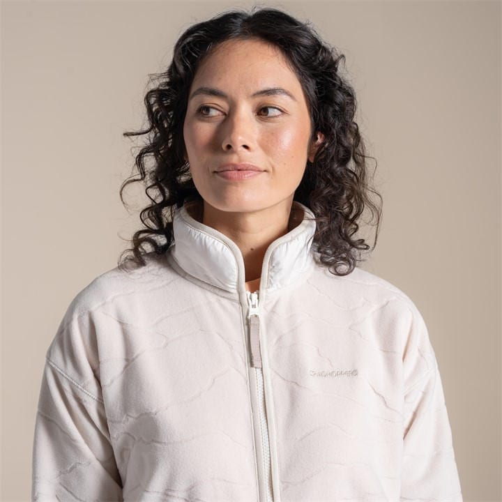 Craghoppers Women's Cream Wheatear Insulated Fleece Jacket in Size 20, Sports Direct
