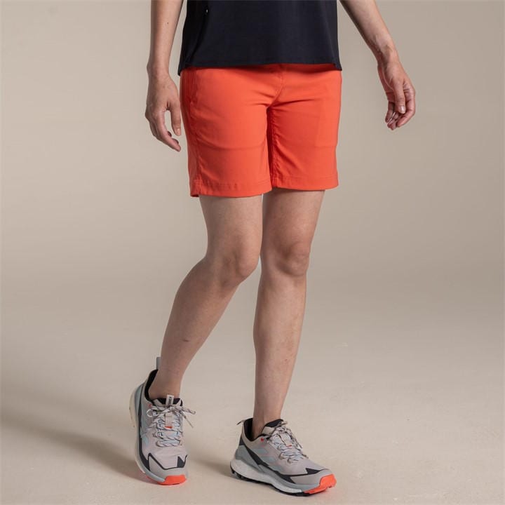 Craghoppers Women's Red Kiwi Pro Iii Water-Repellent Shorts in Size 16, Sports Direct