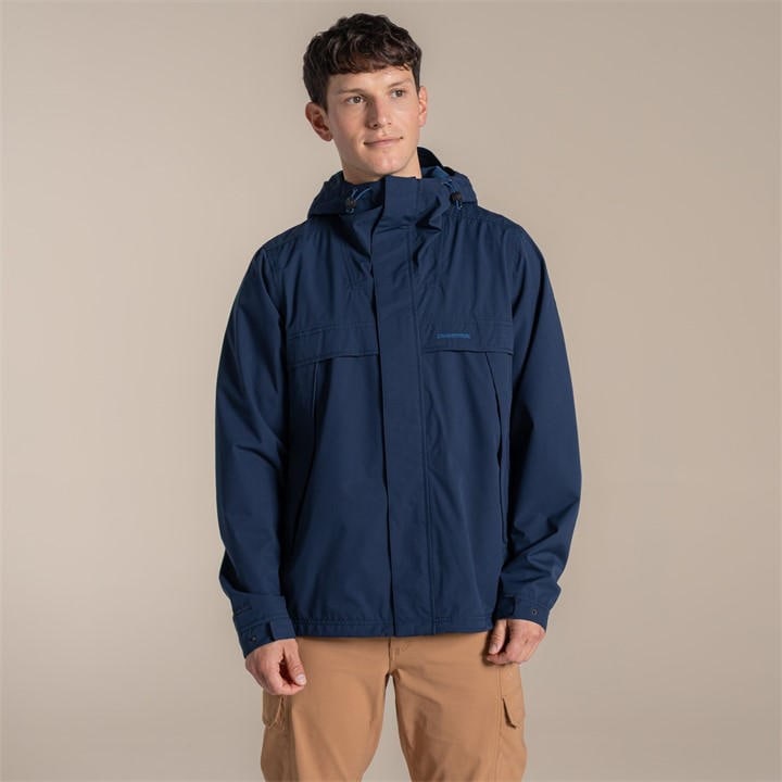 Craghoppers Men' Blue Keskadale Waterproof Aquadry Jacket in Size S, Sports Direct
