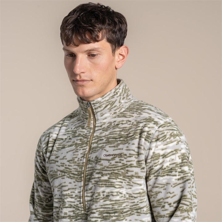 Craghoppers Men' Cardamonprt Irt Insulated Half Zip Microfleece Top in Size S, Sports Direct